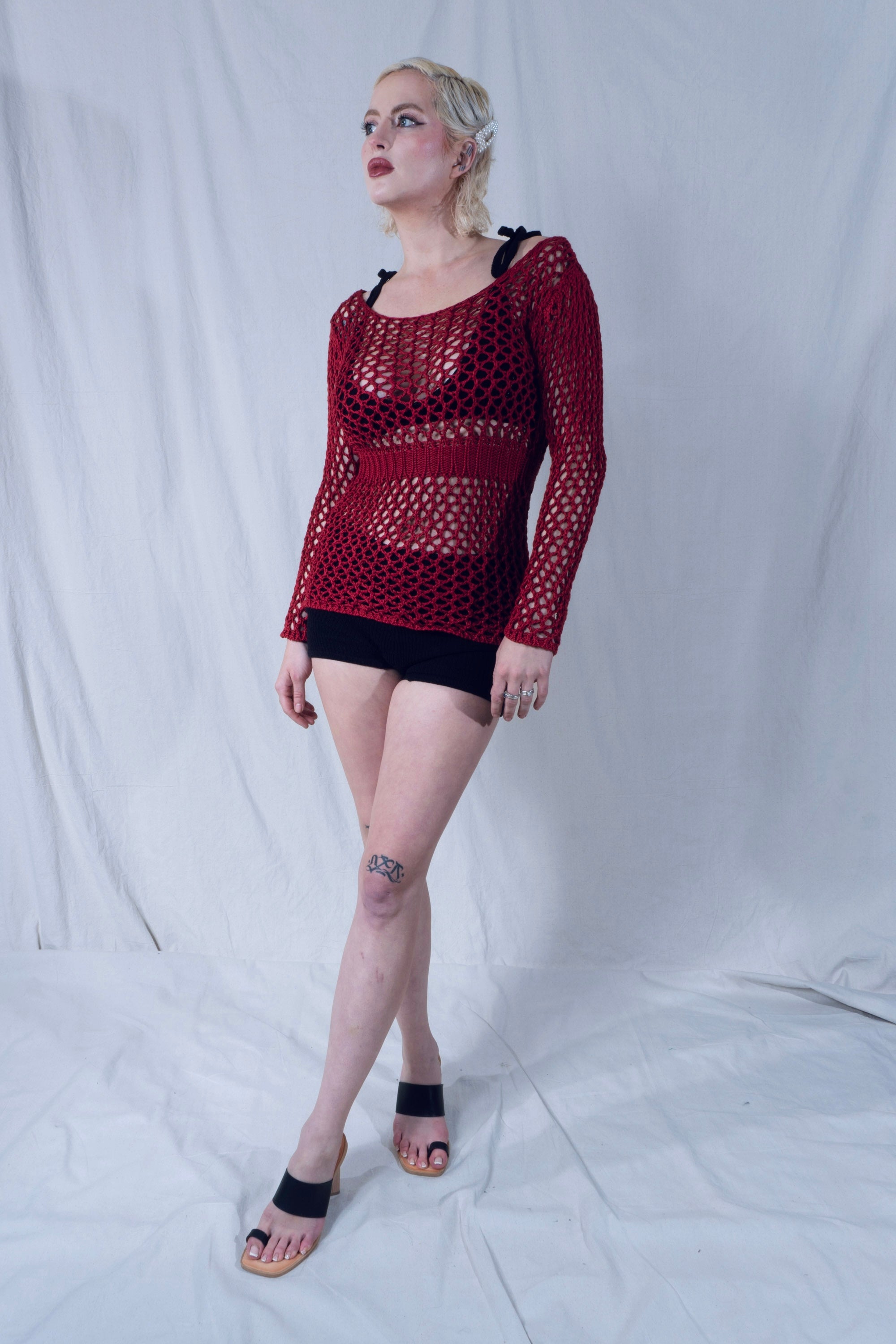 Lucia Top in Crimson Red