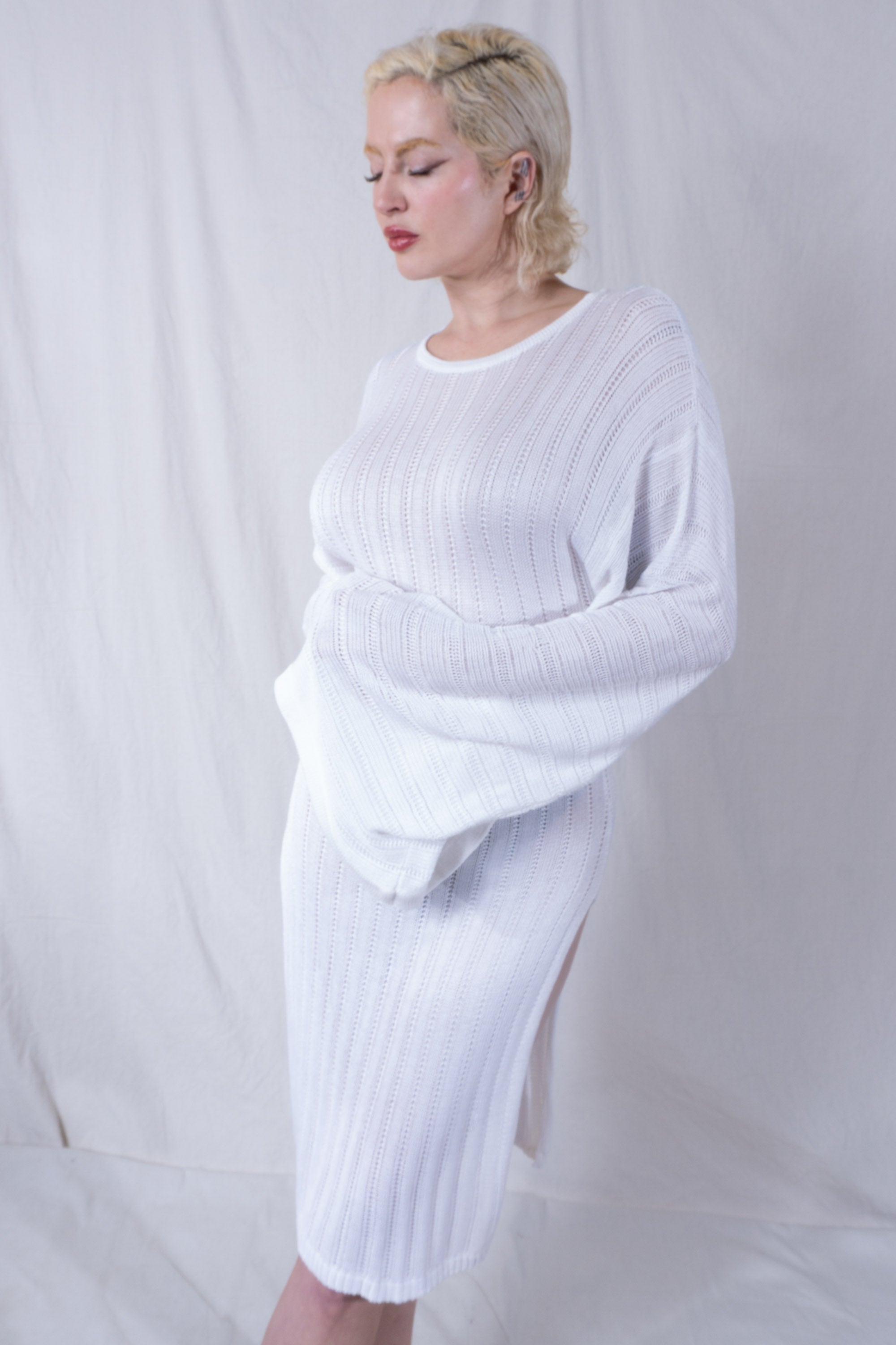 Ziva Dress in White