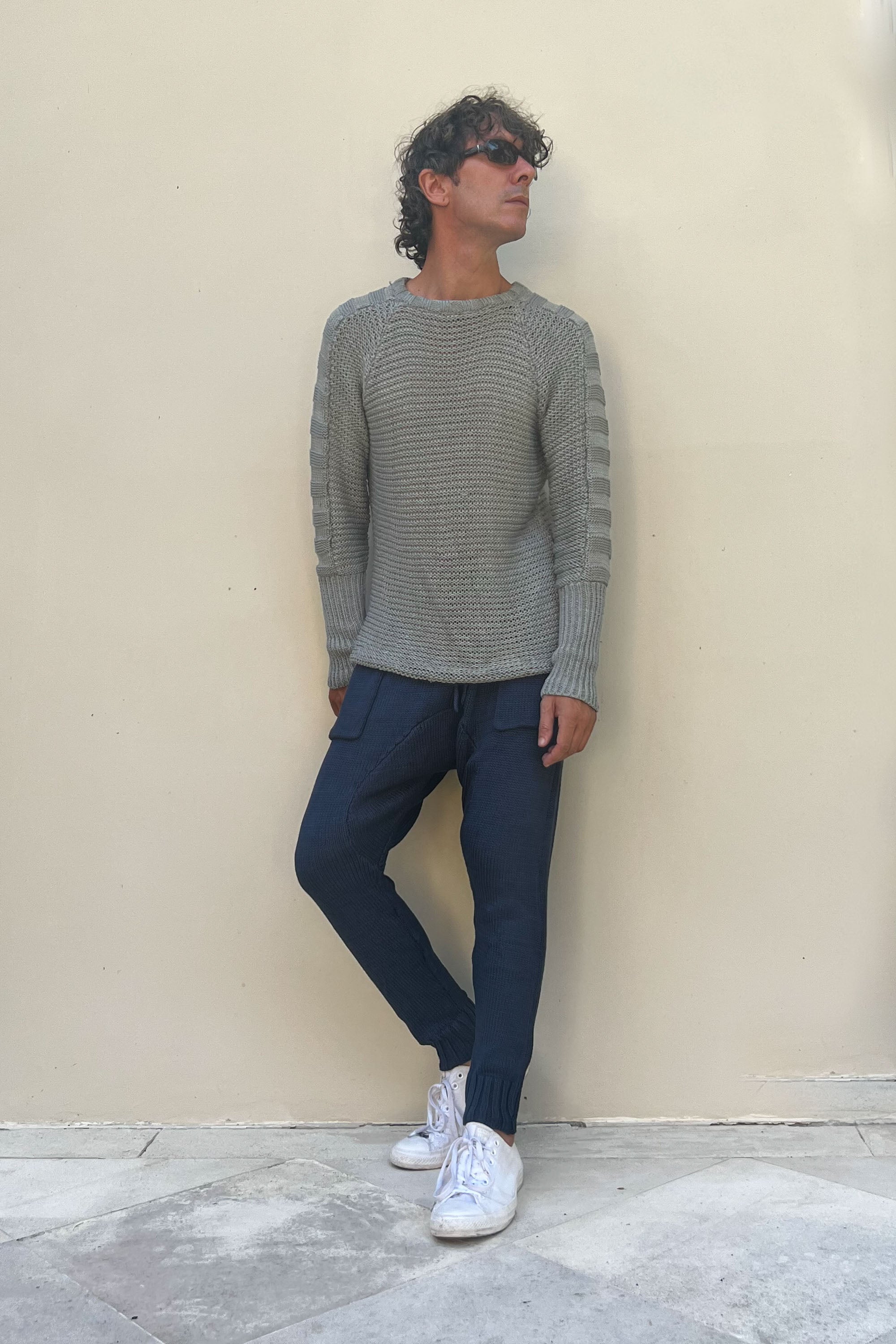 Marten Chain Mail Sweater in Sand