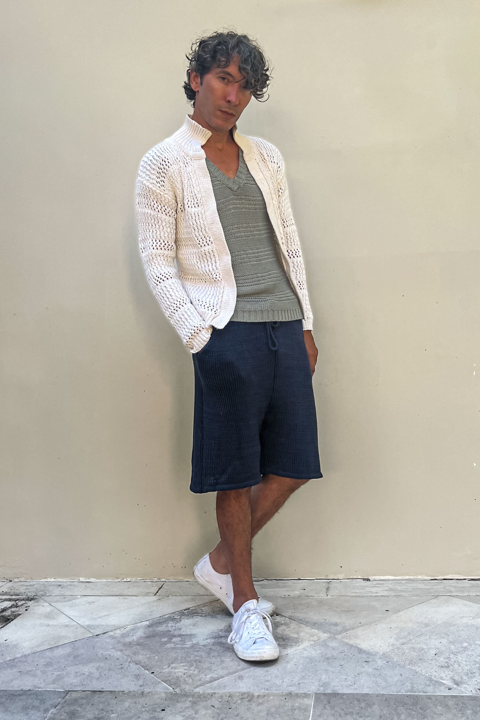 Sido Cardigan in White