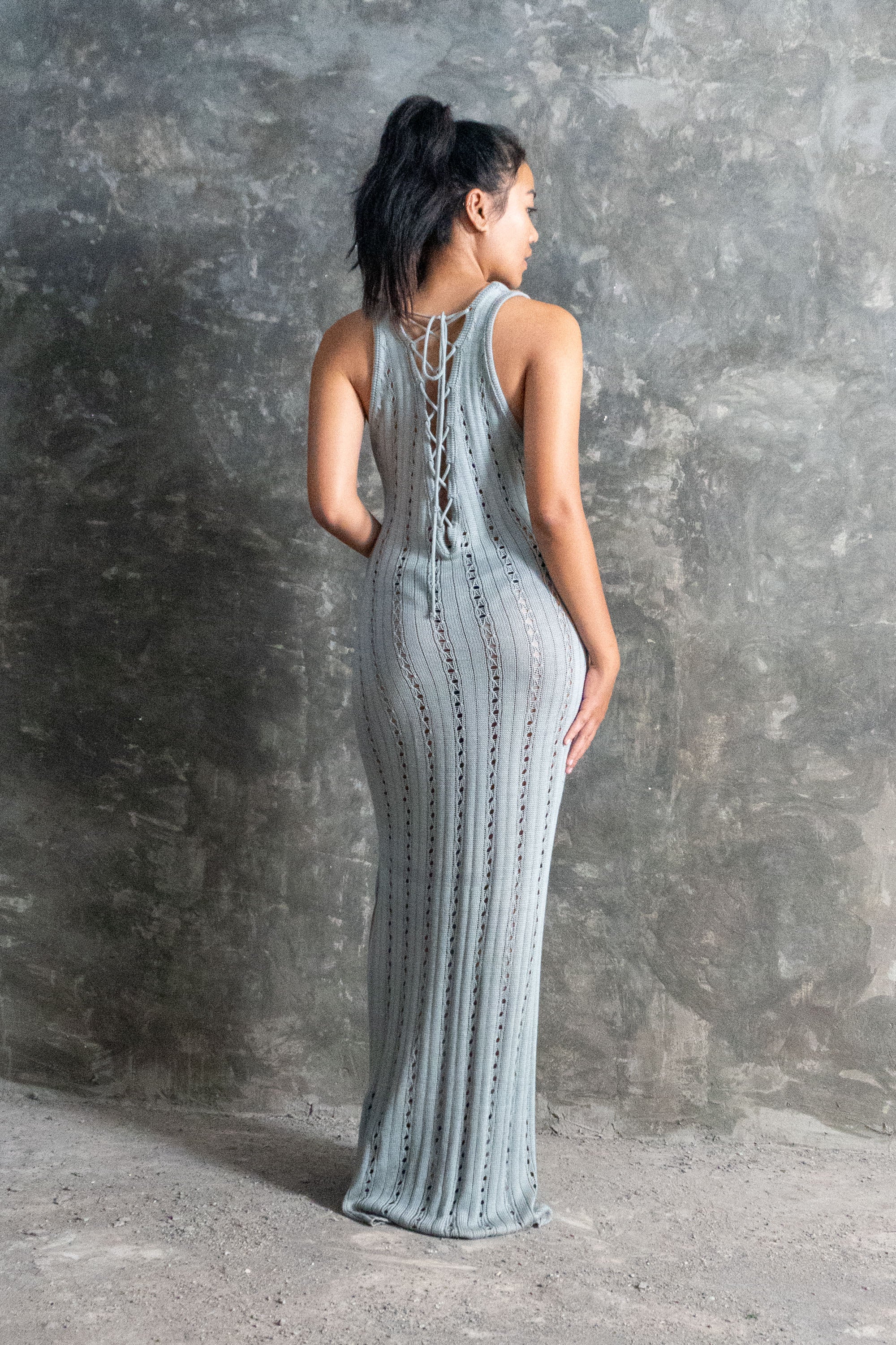 Allegra Dress in Silver