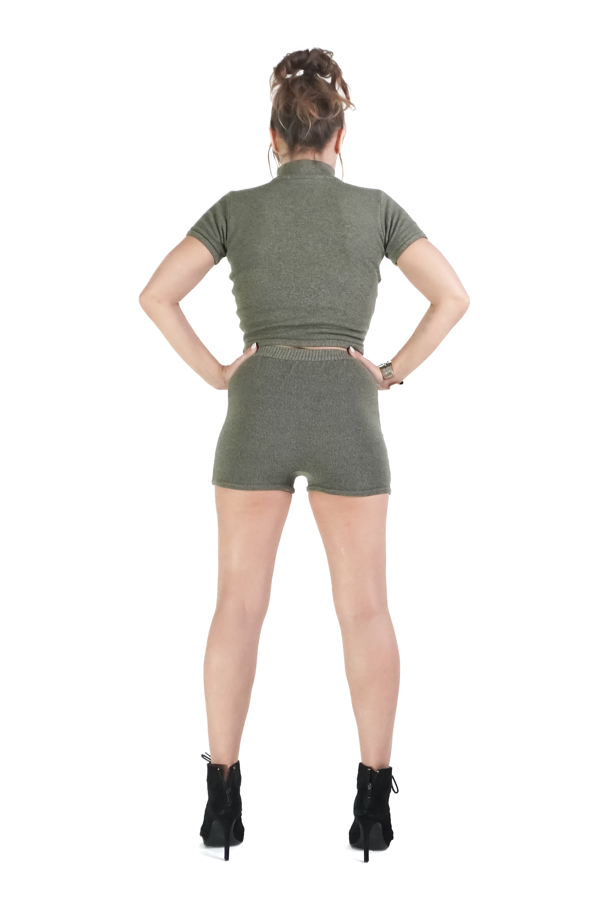 Minima Mini Shorts 3 Cm in Army