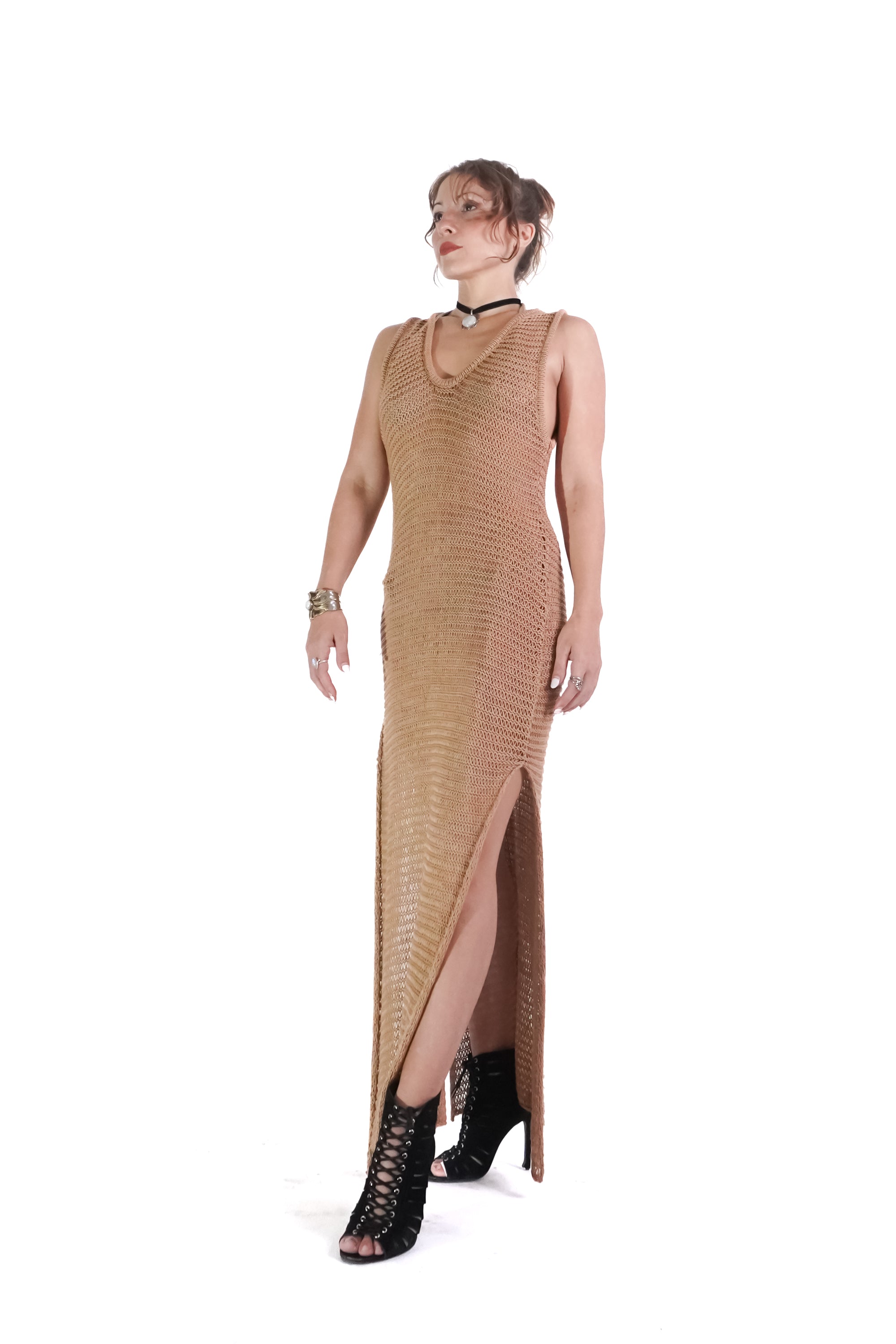 Omi Dress in Bronze