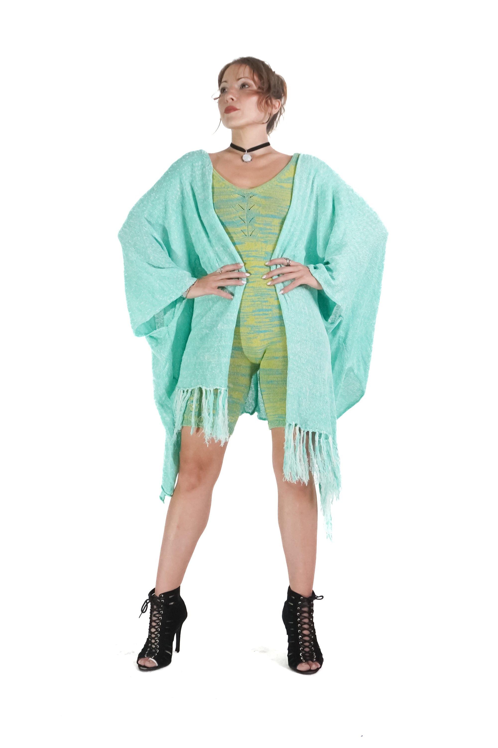 Rhiane Kimono in Sea Foam