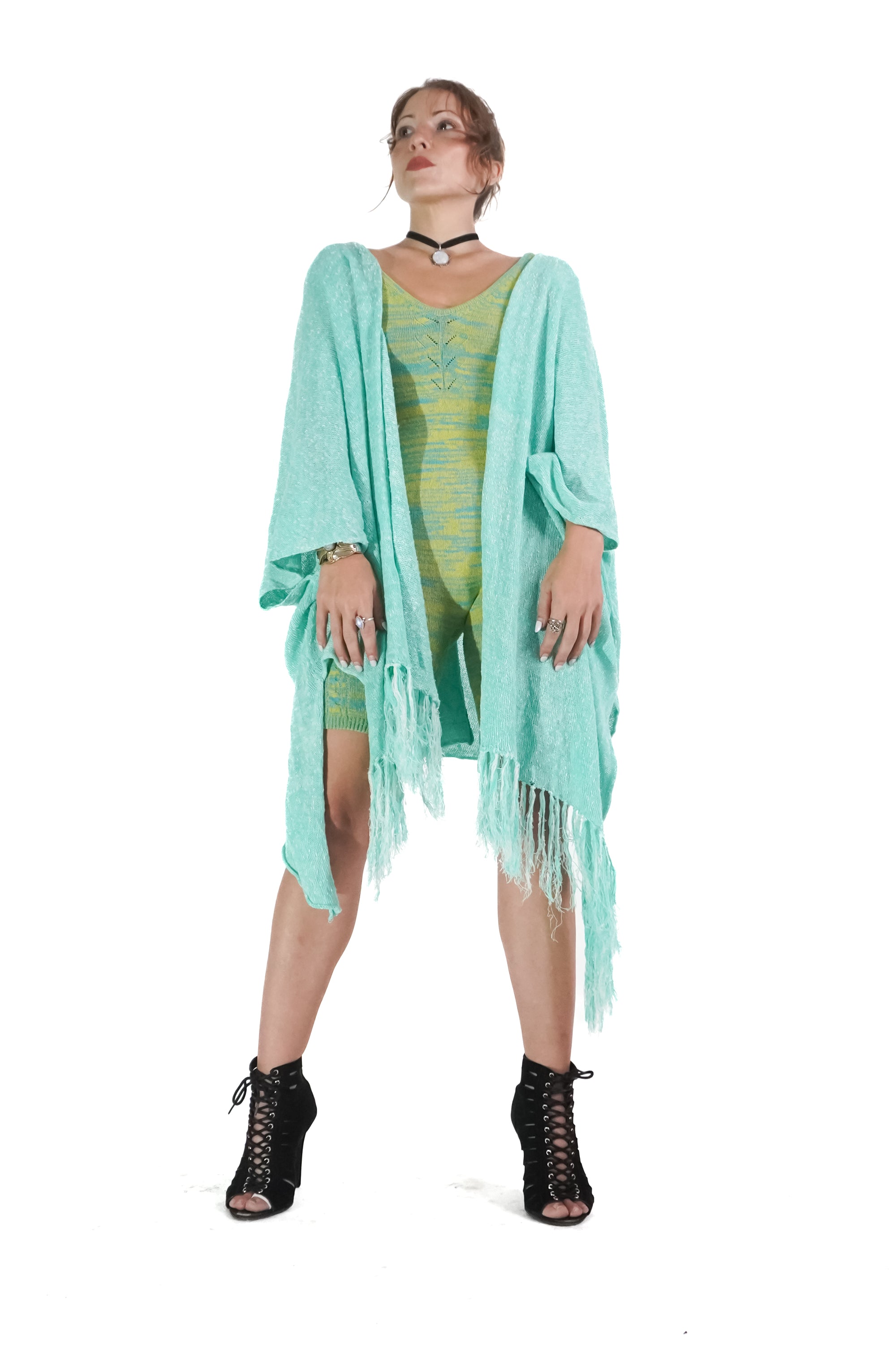 Rhiane Kimono in Sea Foam