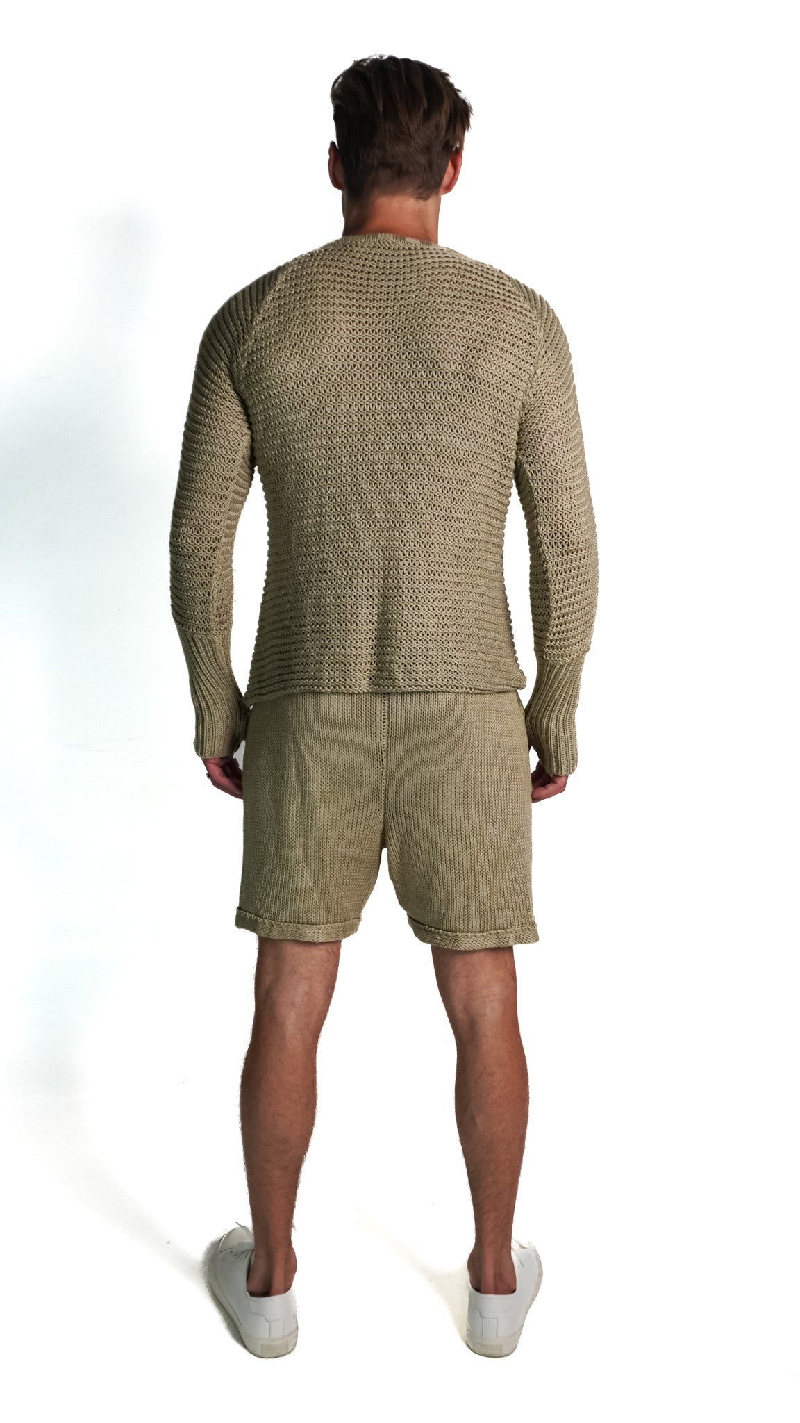 Marten Chain Mail Sweater in Sand