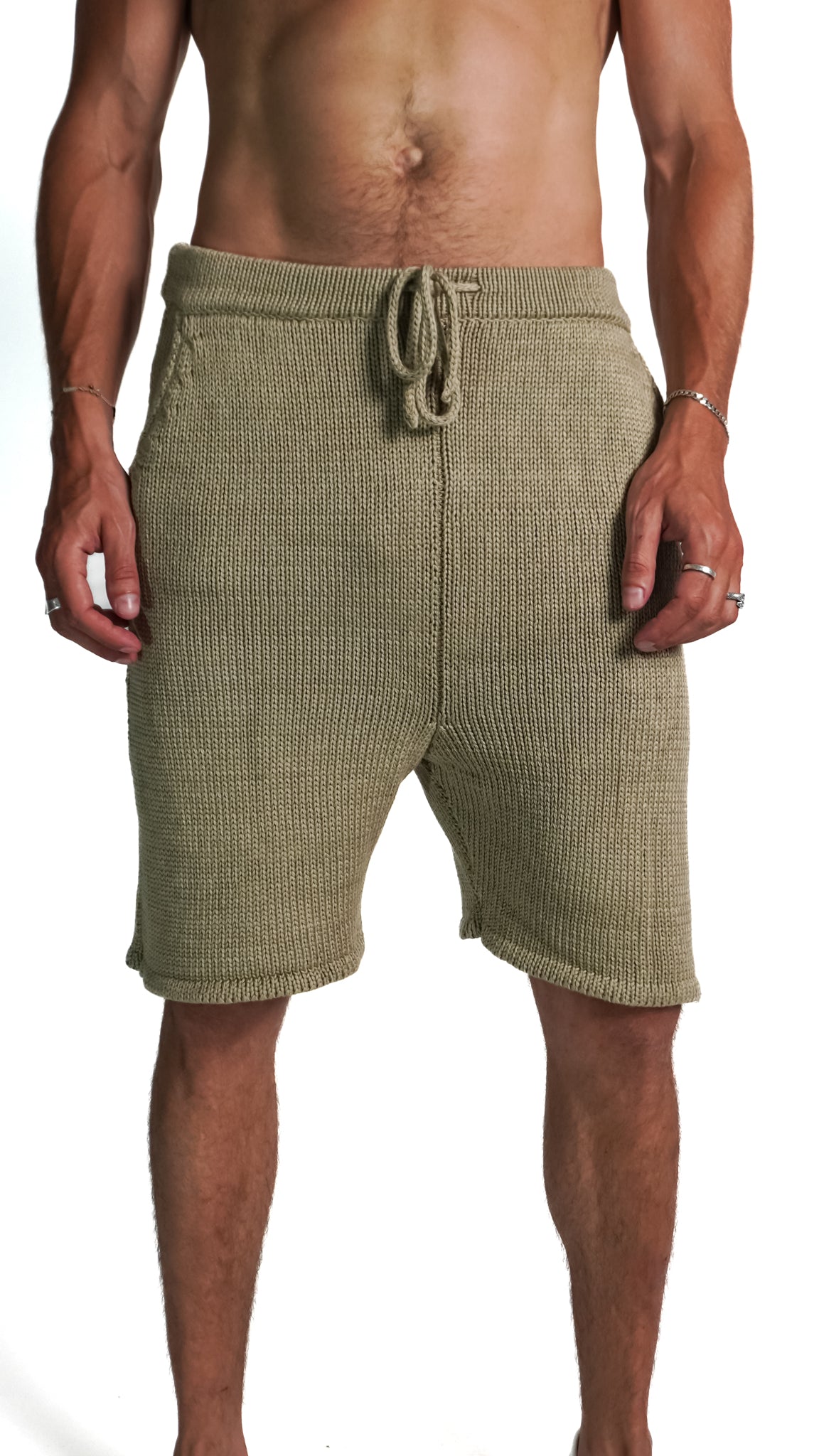 Totem Gym Shorts in Sand