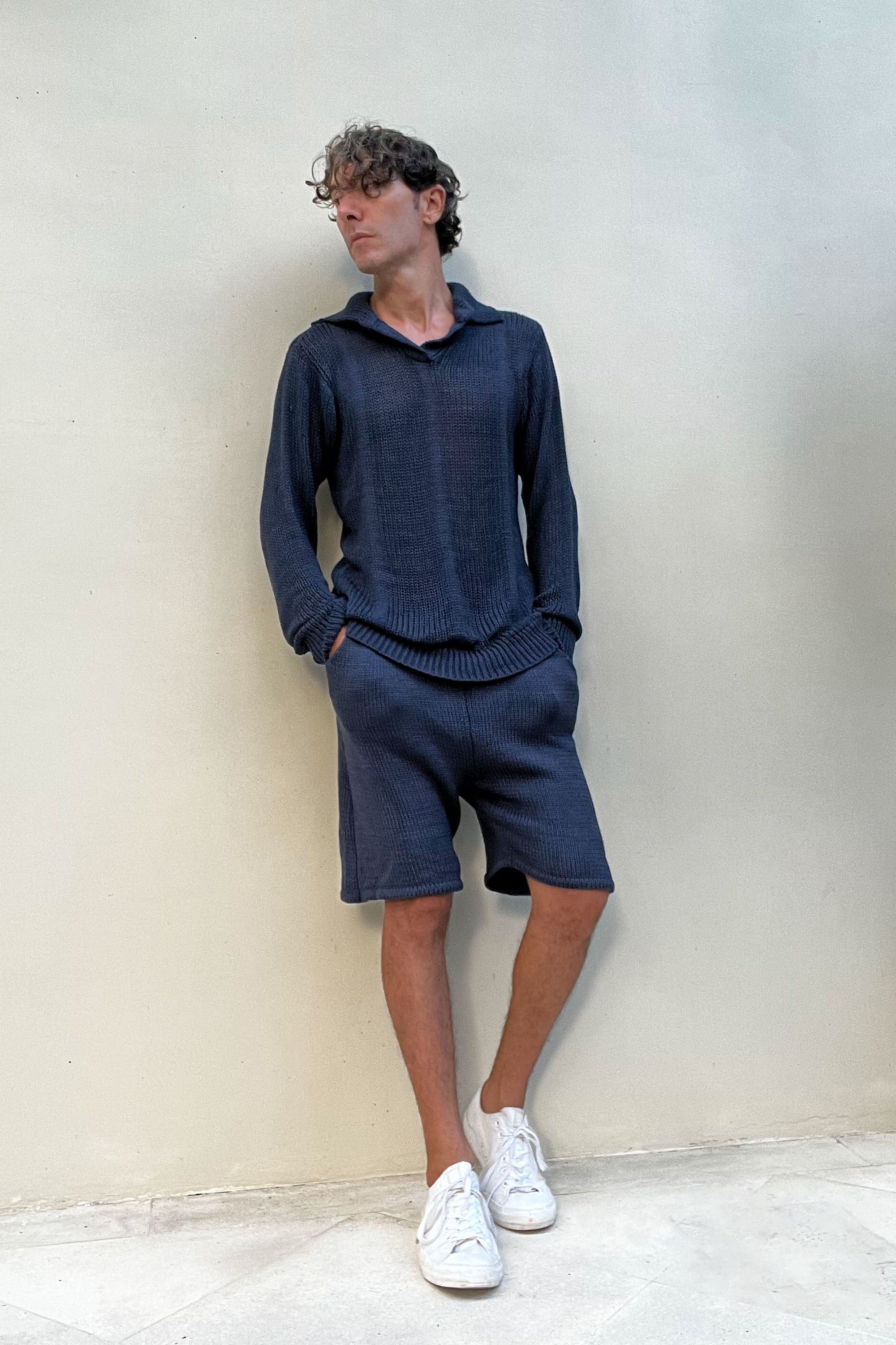 Kasar Shirt in Navy