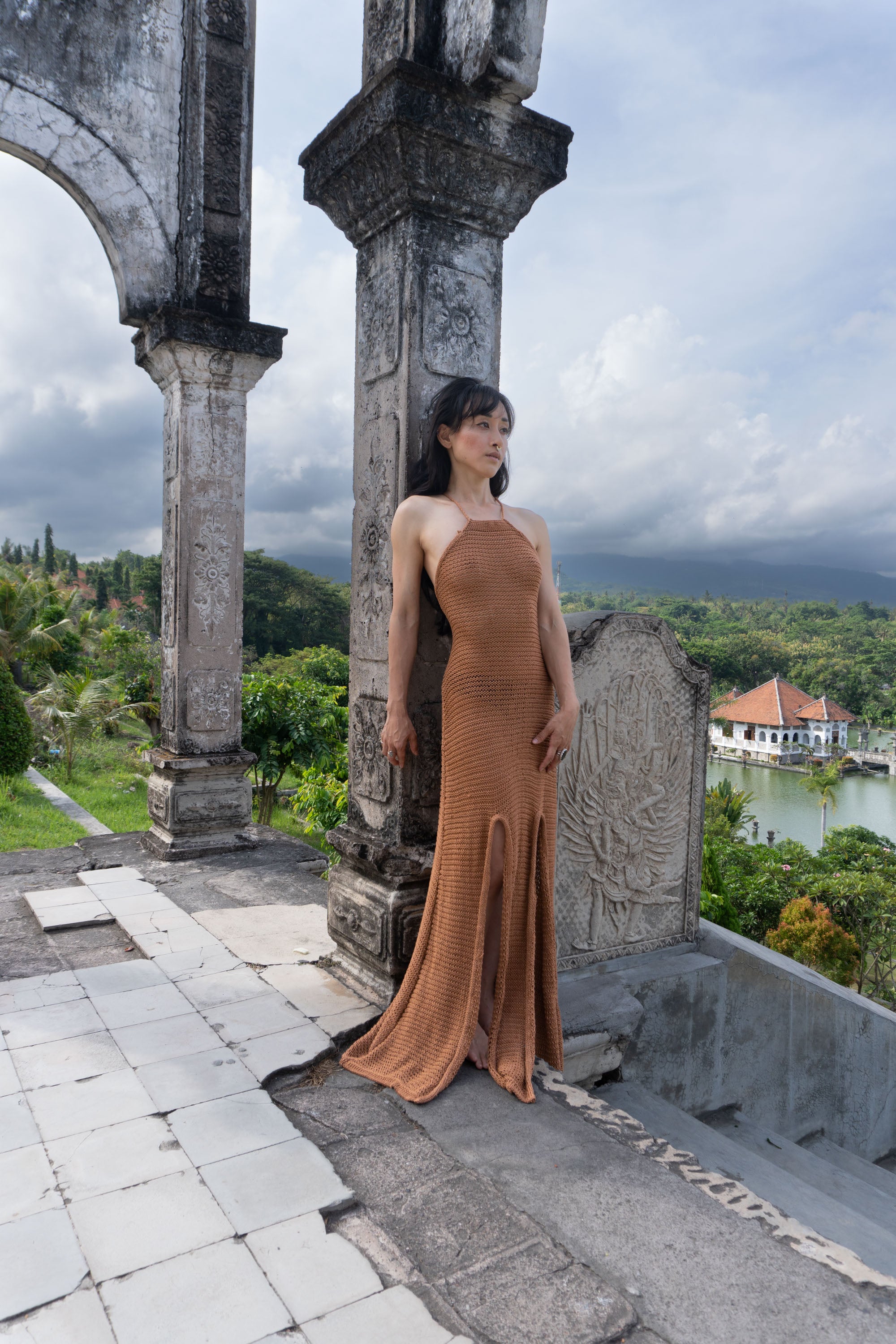 Niana Dress in Copper