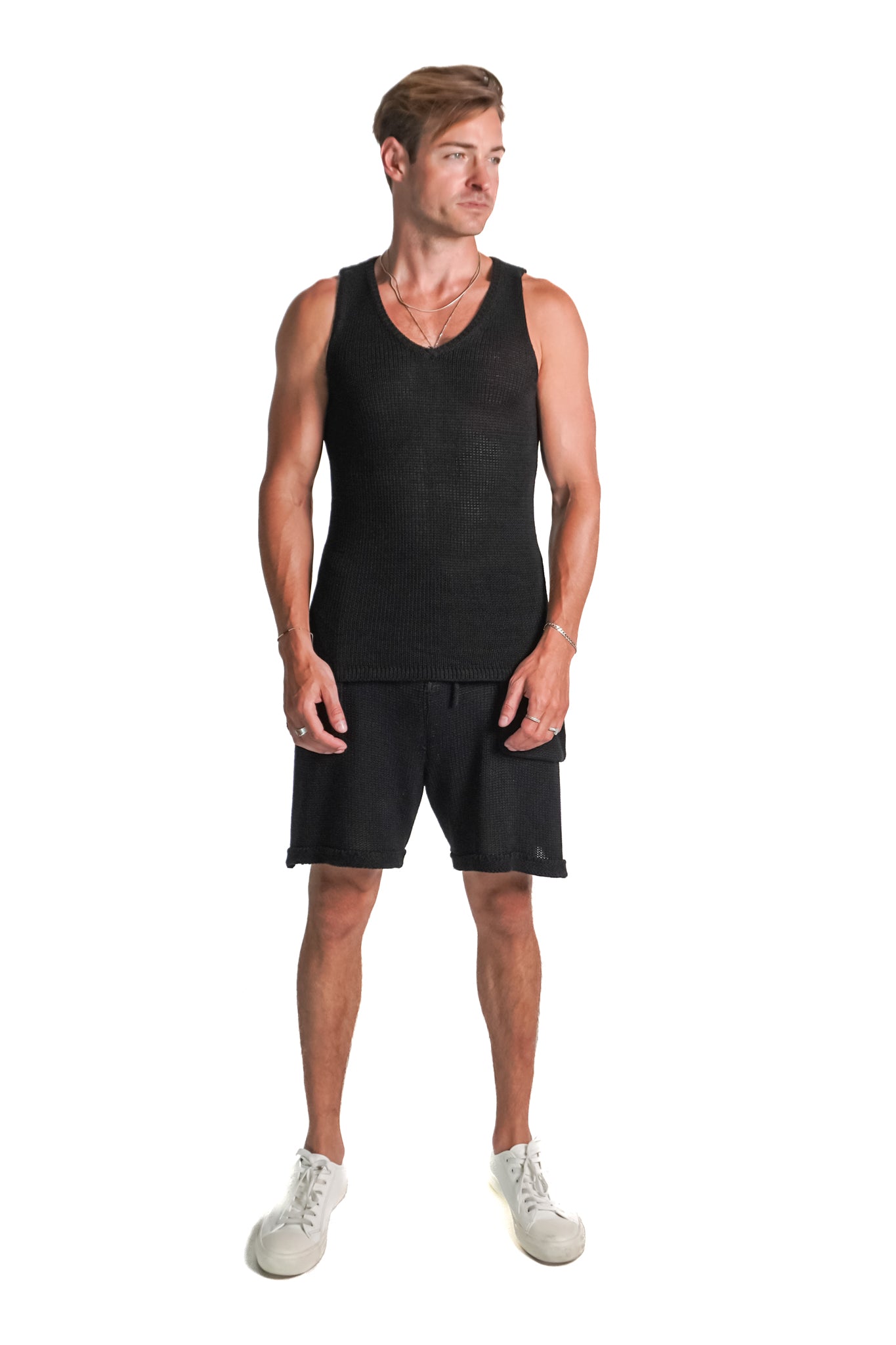 Safi Tank in Black