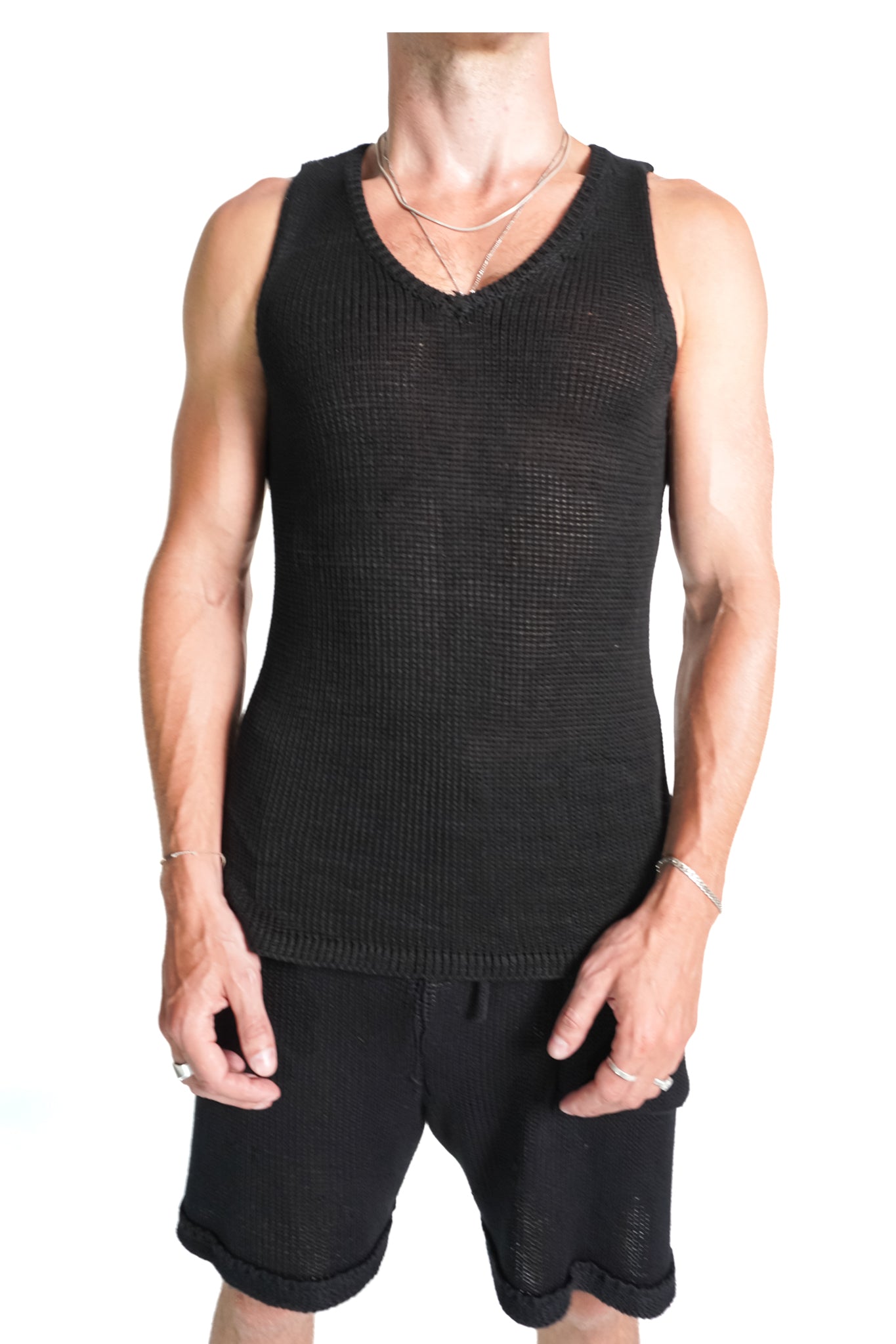 Safi Tank in Black